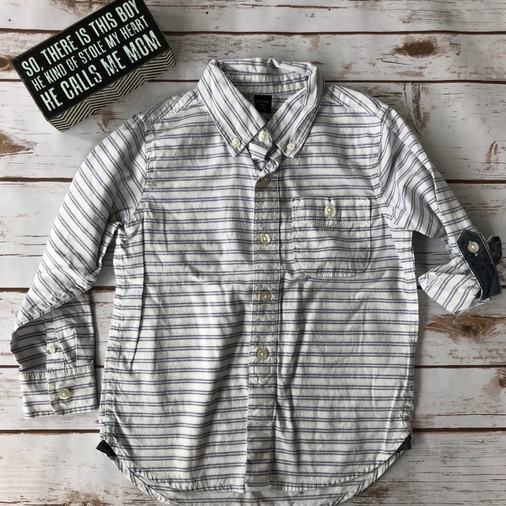 Preppy Boys Gap Button-Up Shirt - 4